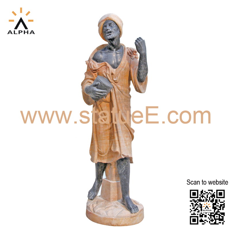 Marble art deco statue